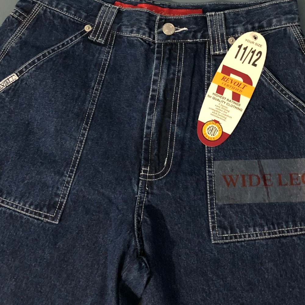 Revolt 11/12 Painters jeans wide leg chop pockets